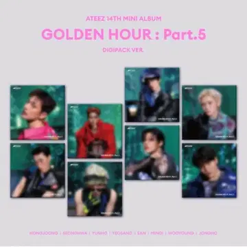 에이티즈 ateez 디지팩 개인 앨범 세트 (특전x) 미개봉 ot8 | 음반