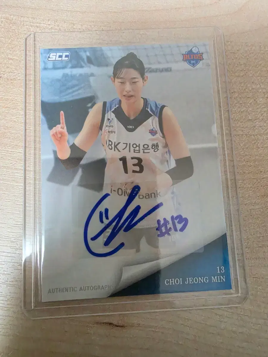 SCC KOVO 기업은행 최정민 오토(싸인)카드