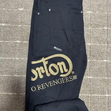 Norton TOKYO REVENGERS 치노 팬츠 블랙 M