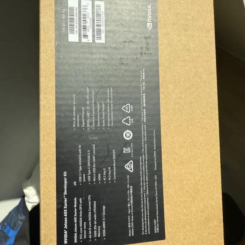 NVIDIA Jetson AGX Xavier 개발 키트(16GB)