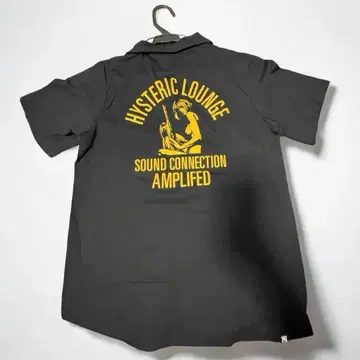 HYSTERIC GLAMOUR 피케 셔츠 블랙