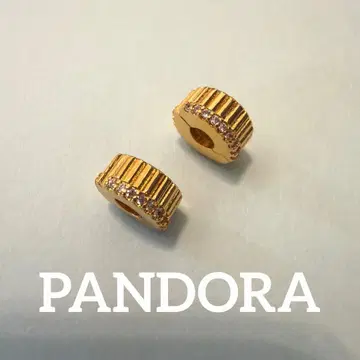 PANDORA 리벳 클립 참 2개 세트