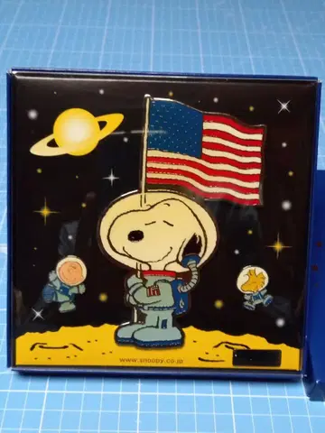 PEANUTS COLLECTION ASTRONAUT 핀 배지 키디랜드