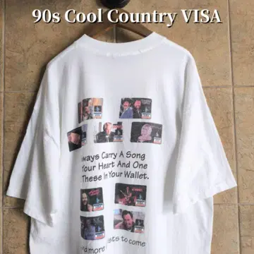 90s Cool Country VISA 컨트리 뮤직 티셔츠