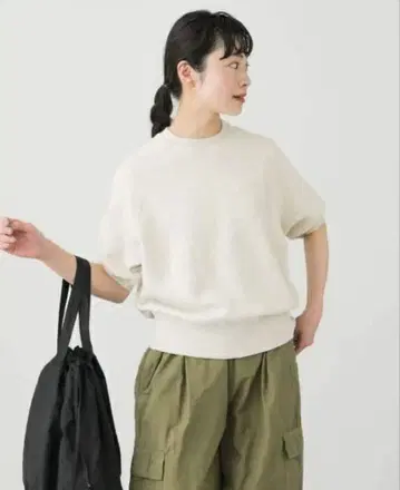 카구레 코튼 리오셀 반팔 맨투맨