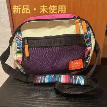 [ 새상품 미사용 ] TITICACA 컬러풀 숄더백 메쉬 포켓 부착