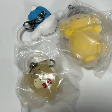 라떼 곰 폼폼푸딩 산리오 메지루시 액세서리 가챠가챠
