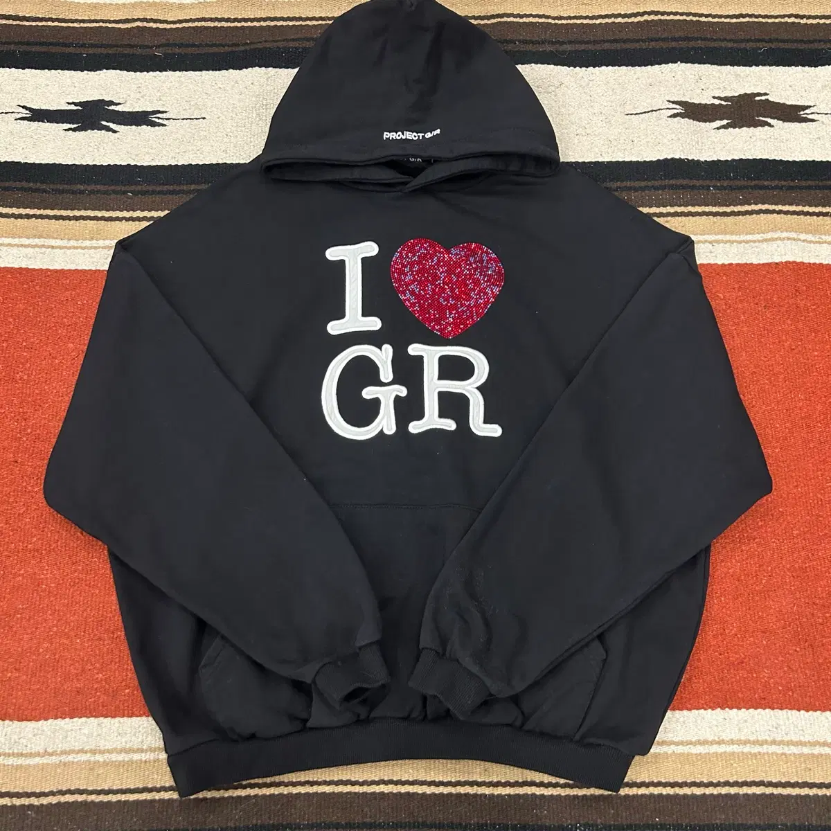 Grailz Project Gr Distressed Lay Layer Zip Hoodie | Bunjang Global