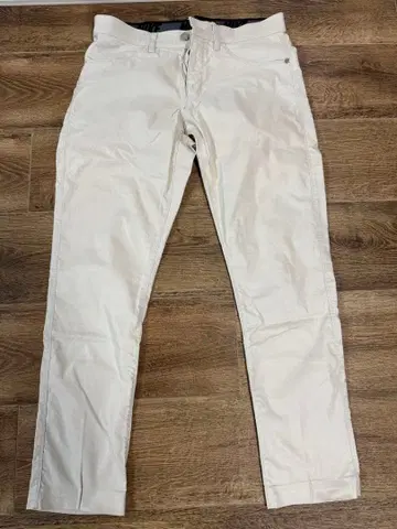 NIKE Dri-FIT 골프 팬츠 화이트 슬림 핏 32x32