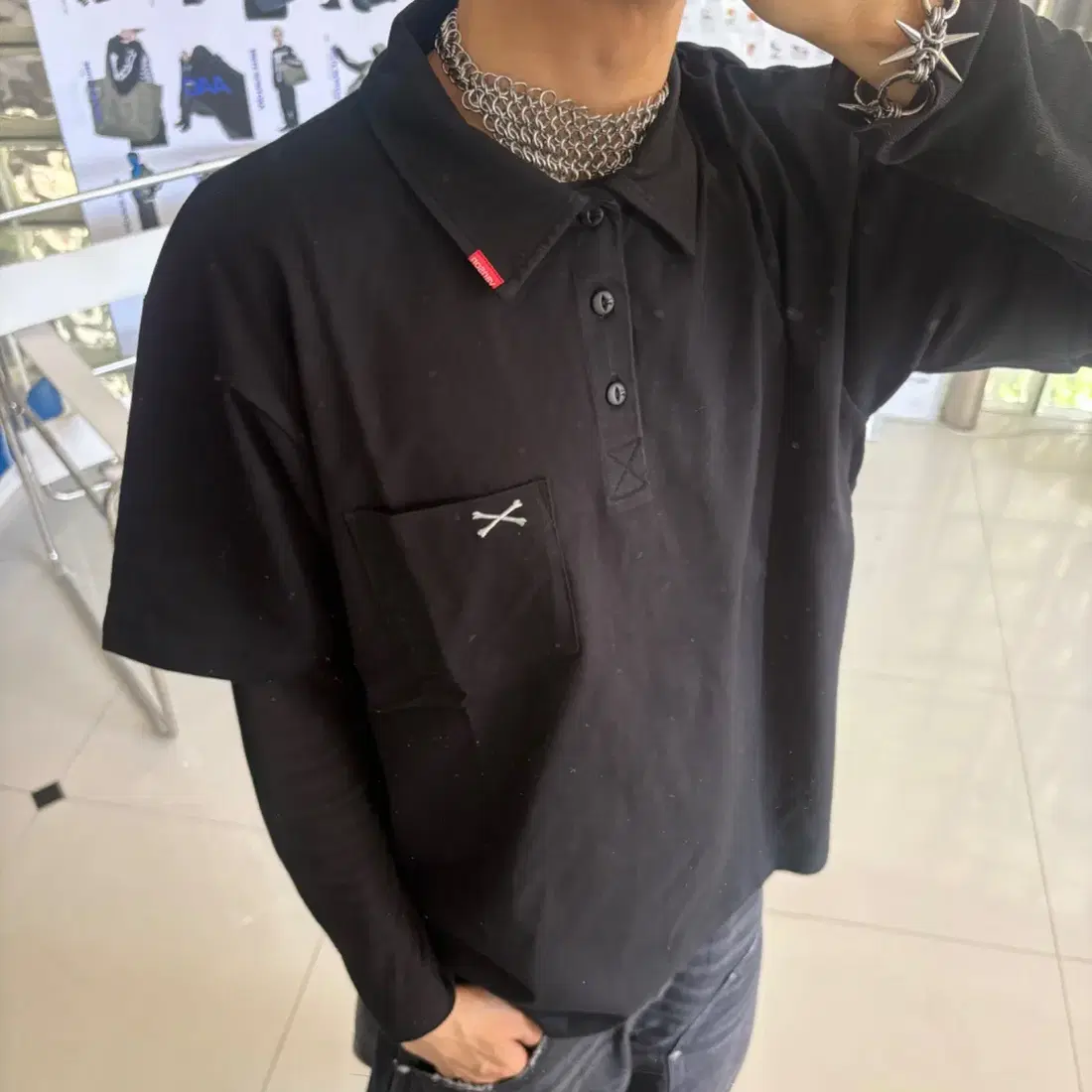 Vanson, Vanson leather 밴슨 polo tee