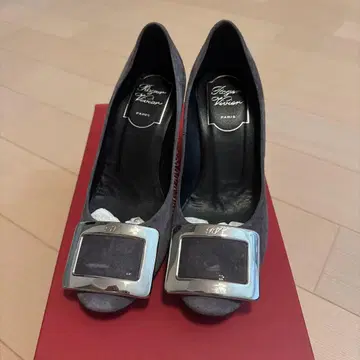 로저 비비에 스웨이드 펌프스 그레이 34
