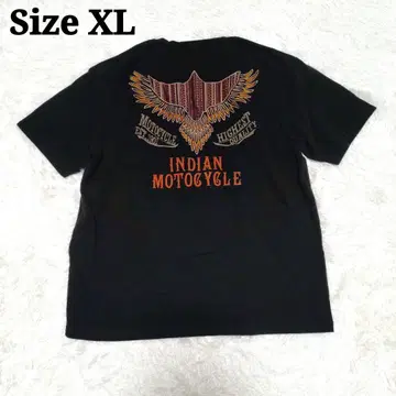 [레어] 빈티지 레이싱 INDIAN MOTOCYCLE 티셔츠