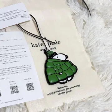 [ 새상품 ] kate spade 스누피 참 콜라보