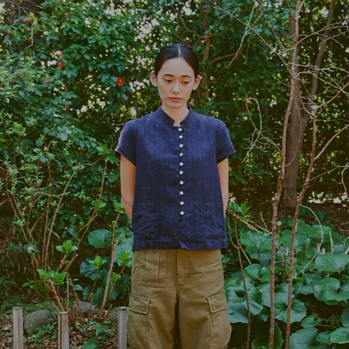 urbanic30 mandarin linen blouse | 브랜드 중고거래 플랫폼, 번개장터