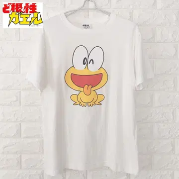 [ 새상품급 ] 명랑 개구리 뽕키치 프린트 T셔츠 화이트 L