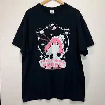 유루캠 카미카제 스타일 카카미가하라 나데시코 모어 스모어 T셔츠 XL