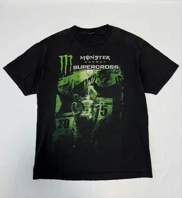 Monster Energy Super Cross 티셔츠 블랙
