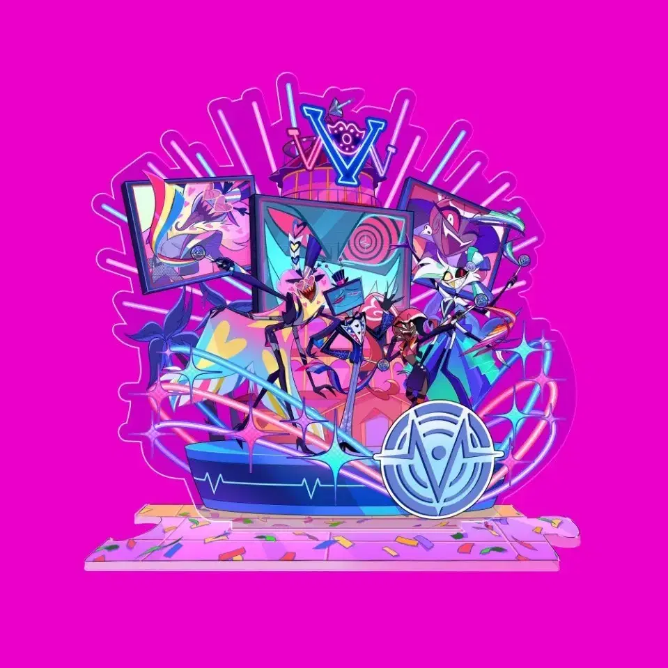 Hazbin Hotel Pride 2025 acrylic stand Alastor Niffty | Bunjang Global