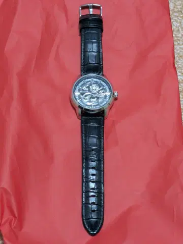 BULOVA 자동 와인딩 스켈레톤 손목시계