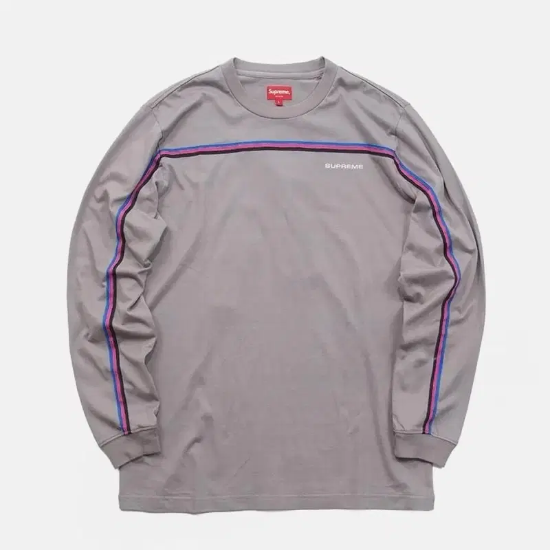 슈프림 17SS 풀 스트라이프 롱슬리브 XL