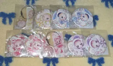 오쟈마녀 도레미 C상 와이어 키링 캔뱃지 온푸 팝 모모코