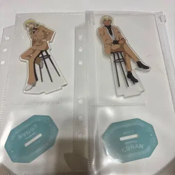 명탐정 코난 아크릴 스탠드 베르무트 아무로 토오루 2종 세트