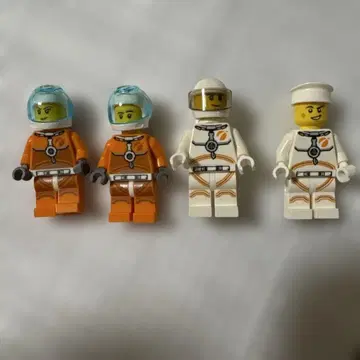 LEGO 우주비행사 미니 피규어 4개 세트