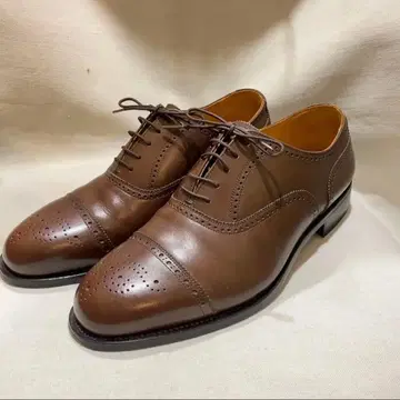 스코치 그레인 신발 다크 브라운 SCOTCH GRAIN