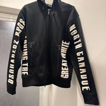 DSQUARED2 스키 컬렉션 지퍼 후드티