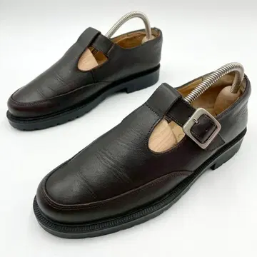 클레망 멜리 제인 DAISY 가죽 신발 브라운 36 Y1666