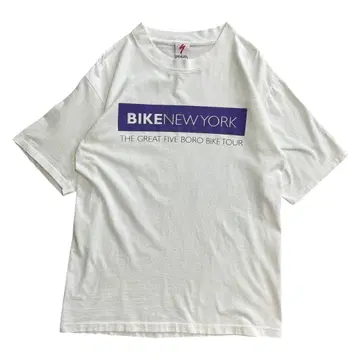 SPECIALIZED BIKE NEW YORK 티셔츠 L 화이트 자전거