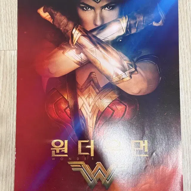 원더우먼 팜플렛