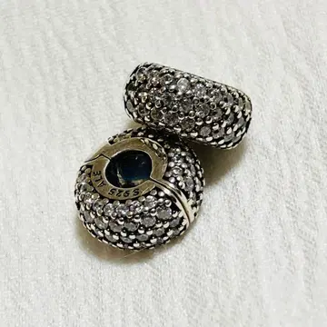PANDORA 2세트 파베 클립 참