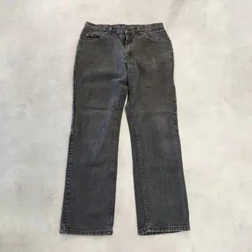 Lee W33 블랙 데님 구제 의류 하의 블랙 18514