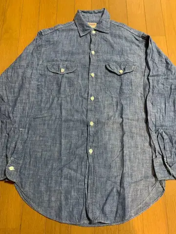 DUBBLE WORKS 더블웍스 WEARHOUSE 샴브레이 셔츠
