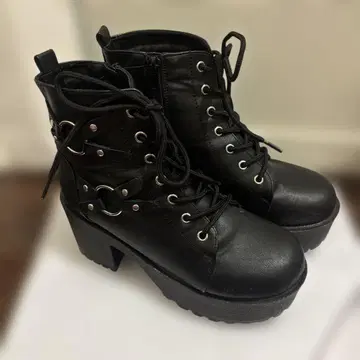 통굽 부츠 지뢰 서브컬쳐 L