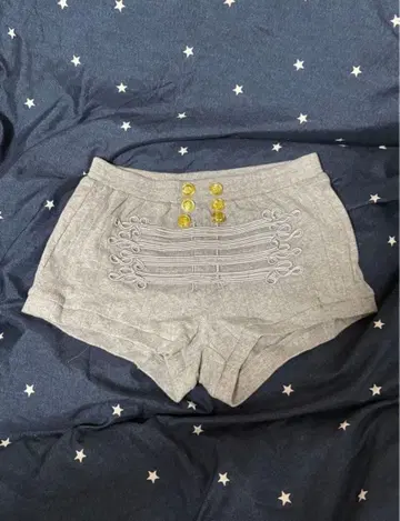 praying MARCHING BAND SHORTS GREY