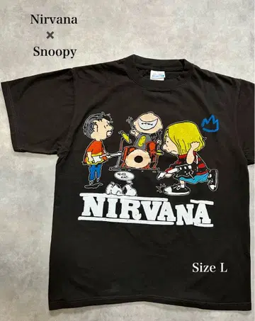 Nirvana x Snoopy 너바나 스누피 미사용 새상품 sizeL
