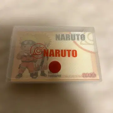 NARUTO 메모 5종 세트 명함 사이즈 플라스틱 케이스 포함