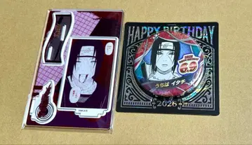 NARUTO 생일 캔뱃지 명장면 디오라마 피규어 이타치 2종 세트