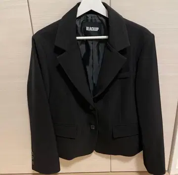 BLACKUP 테일러드 자켓 블랙