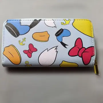 Disney 도널드 덕 장지갑 라운드 지퍼