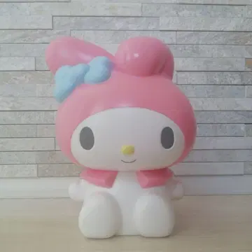 산리오 마이멜로디 저금통 블루 리본