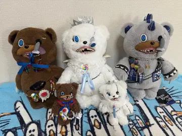 미사용 새상품 USJ Hami-Kuma 하미쿠마 봉제 인형 5세트