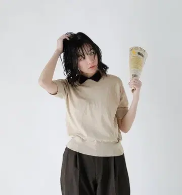 JOHN SMEDLEY for ANATI 클레릭 코튼 니트 폴로