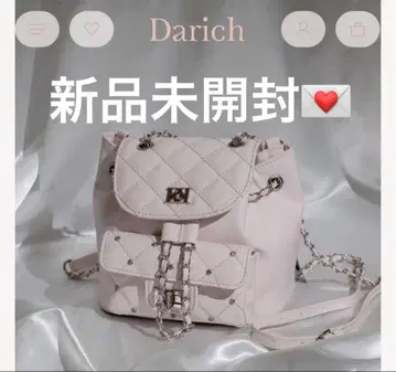 다리치 퀼팅 비쥬 미니 백팩 핑크 PNK