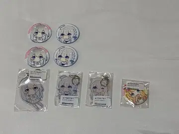 츠키시즈쿠 아이 블랙 텐츠유 아크릴 키링 캔 배지