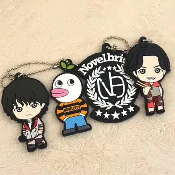 Novelbright 키링 세트 타케나카 유다이 네기 저스틴 로고