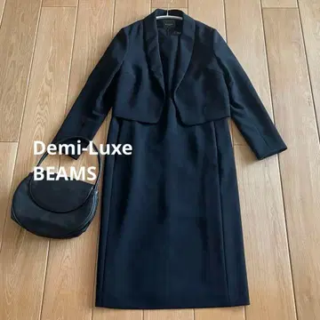 Demi-Luxe BEAMS 원피스 수트 블랙 포멀 일본제