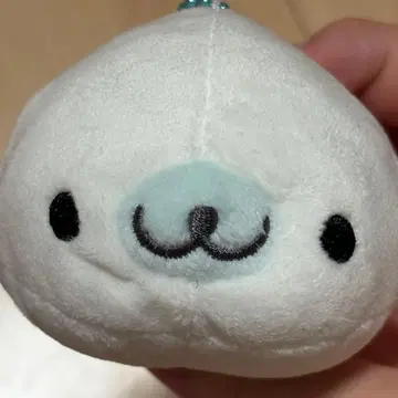 마메고마 하양고마 계속 함께 봉제 인형 키링 산엑스